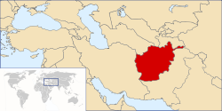 locatie Afghanistan