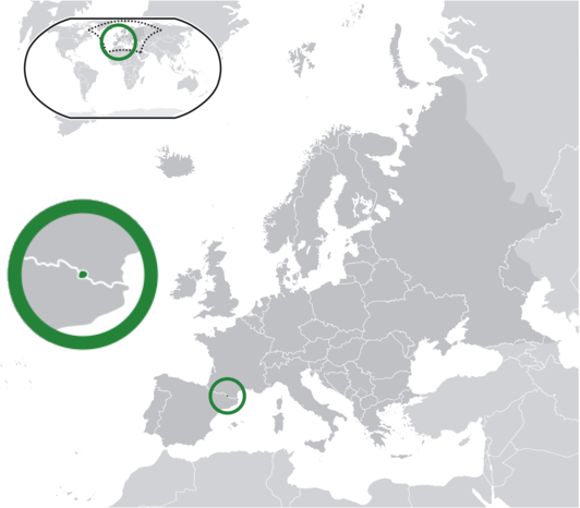locatie Andorra