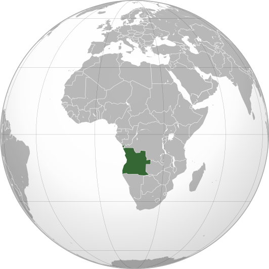 locatie Angola