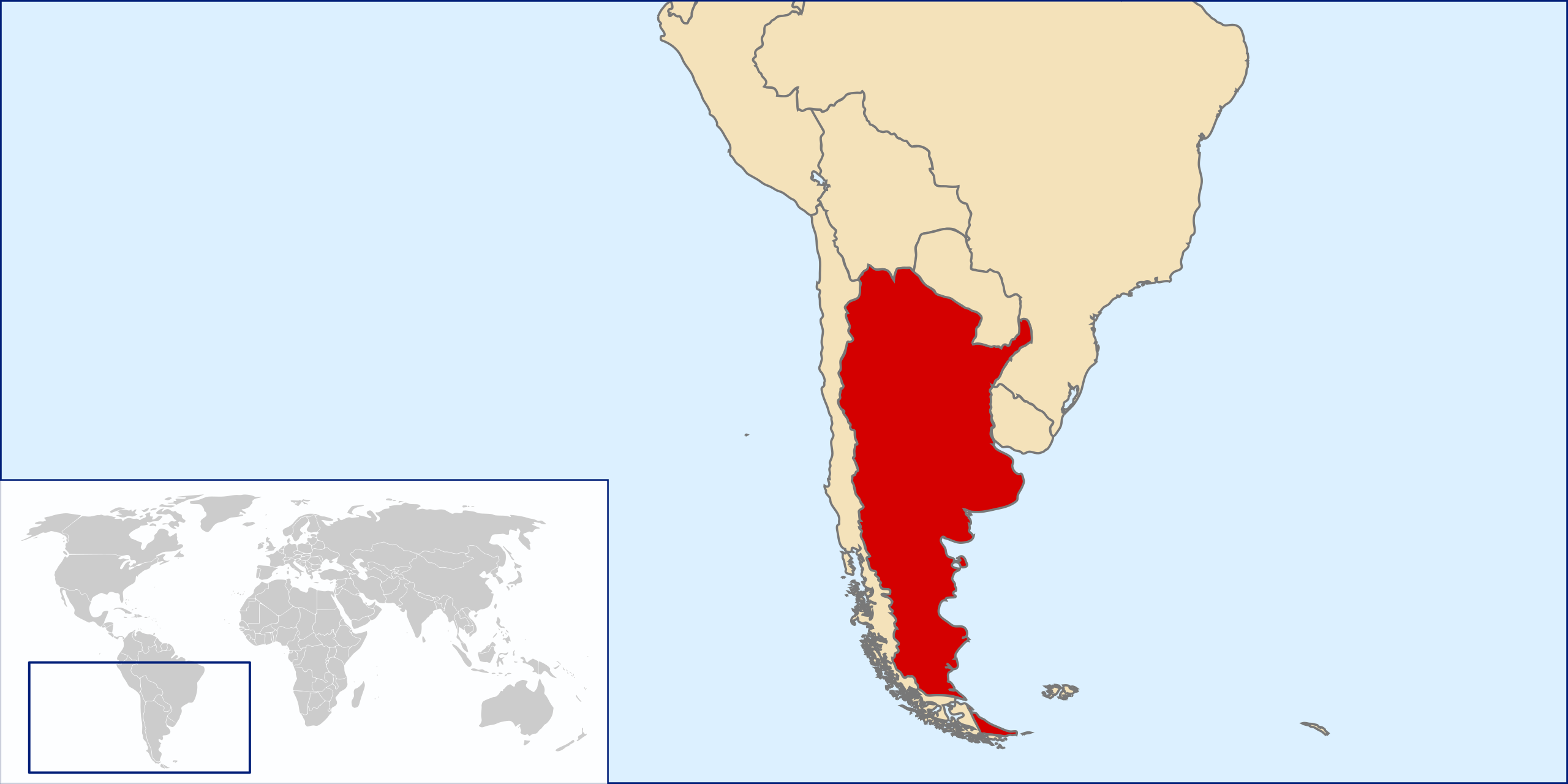 locatie Argentinië
