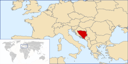 locatie Bosni-Herzegovina