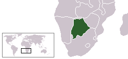 locatie Botswana