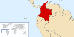 locatie Colombia