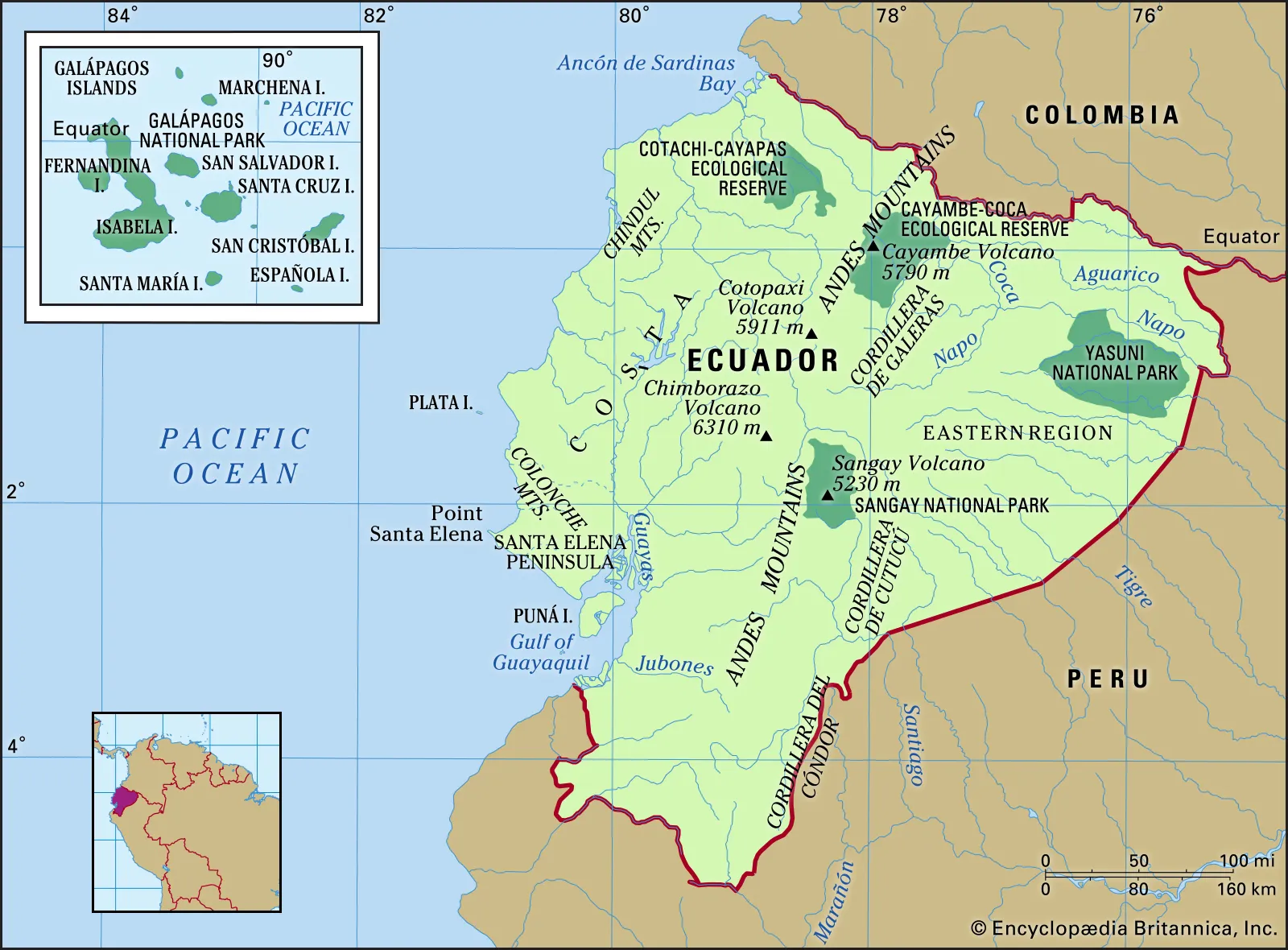 Ecuador nationale parken