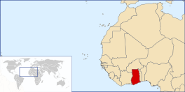 locatie Ghana