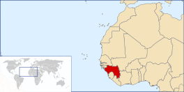 locatie Guinee