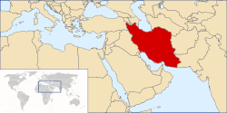 locatie Iran