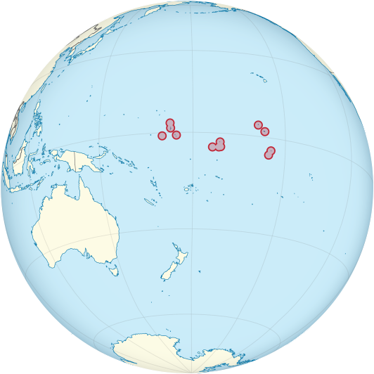 locatie Kiribati