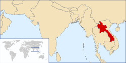 locatie Laos