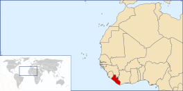 locatie Liberia