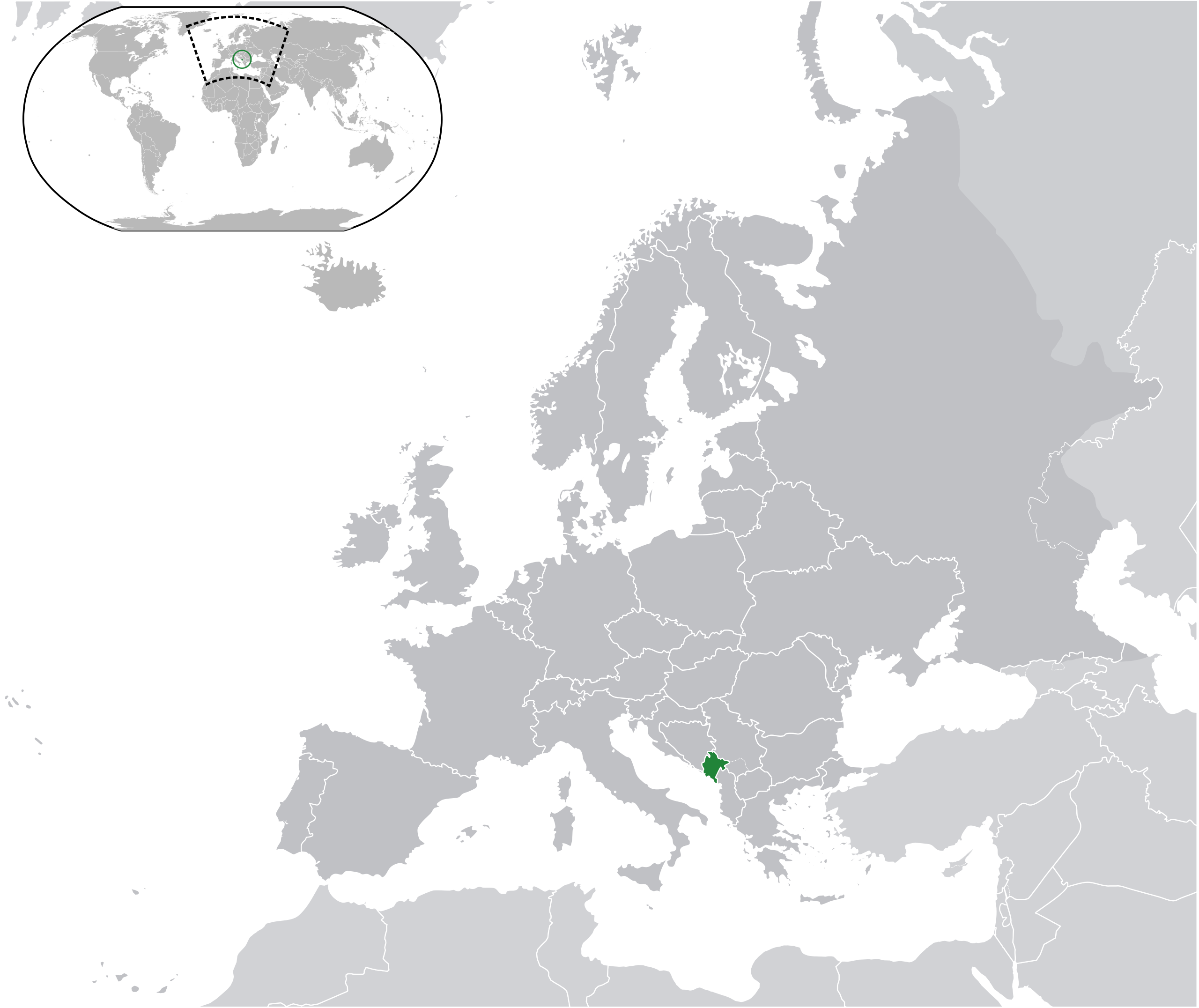 locatie Montenegro