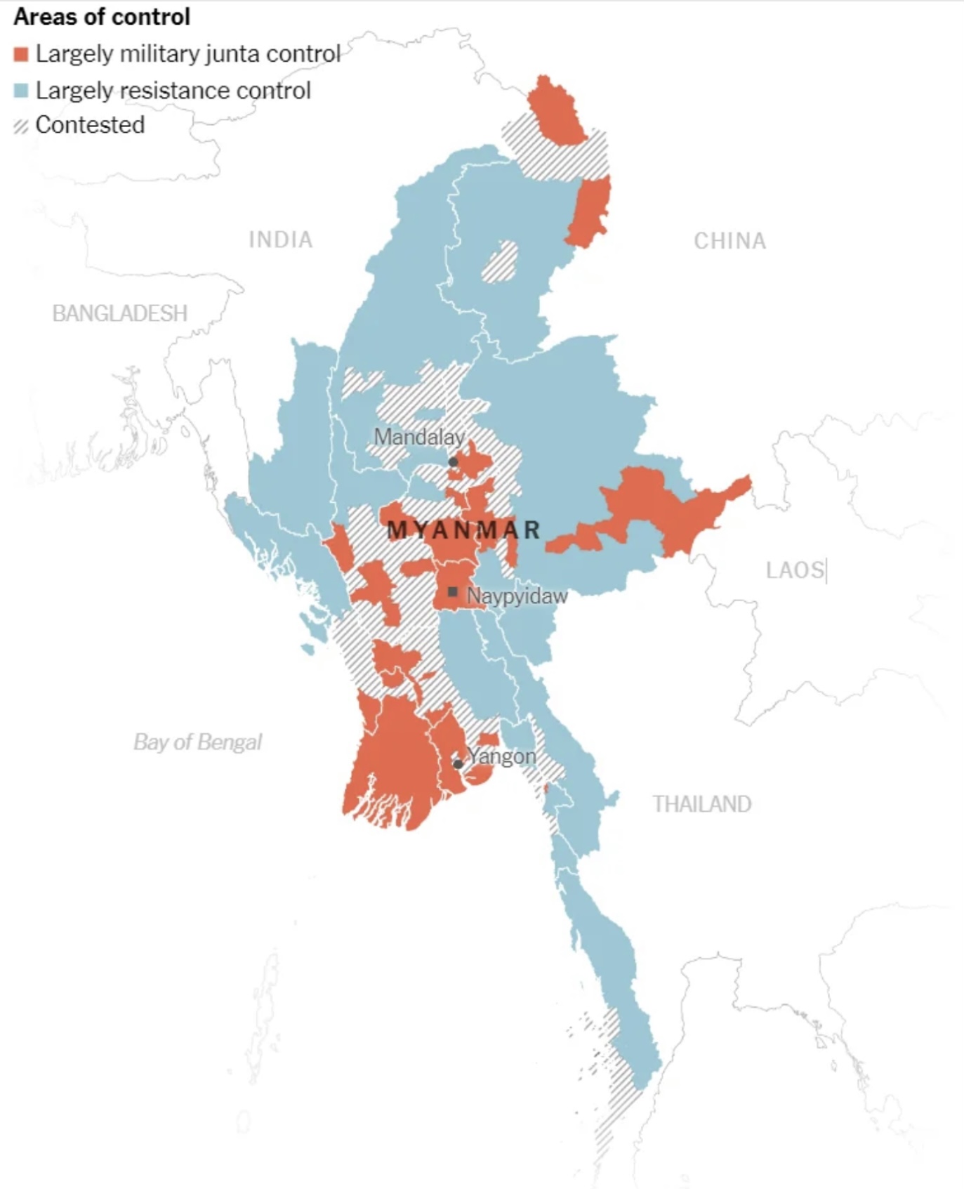 geweld in Myanmar