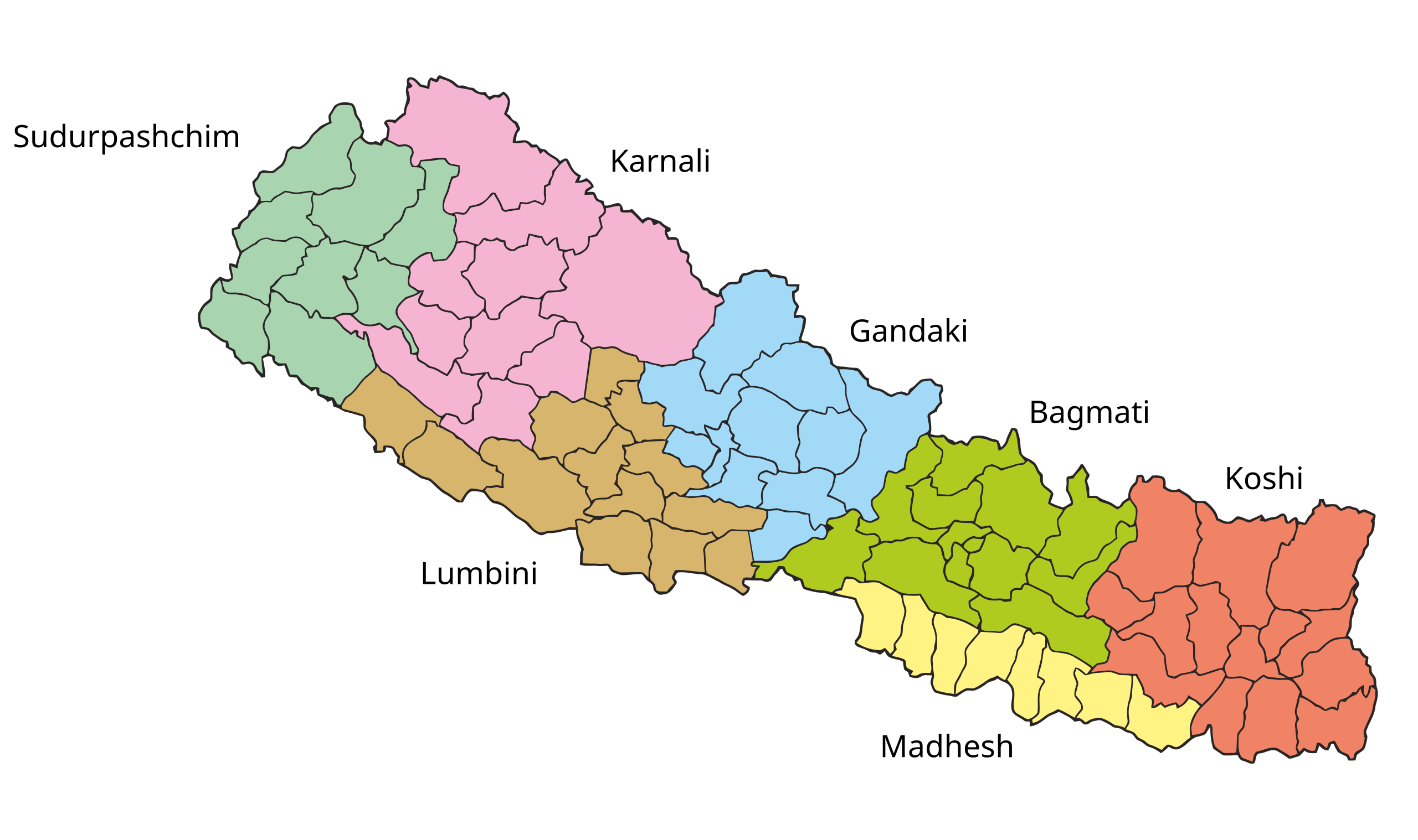 provincies Nepal
