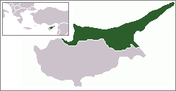 locatie Noord-Cyprus