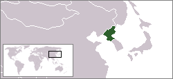 locatie Noord-Korea