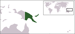 locatie Papoea-Nieuw-Guinea