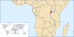 locatie Rwanda
