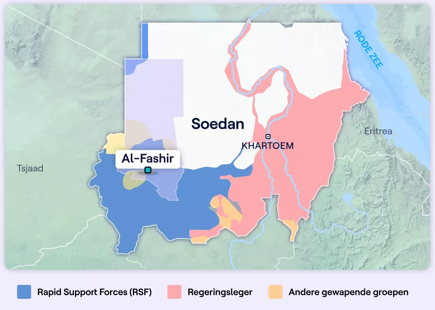 Conflicten in Soedan in 2025