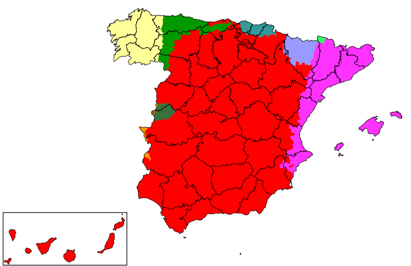Talen in Spanje