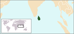locatie Sri Lanka