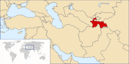 locatie Tadzjikistan