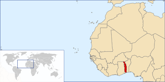 locatie Togo