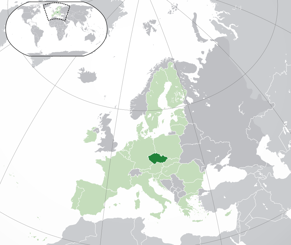 locatie Tsjechië