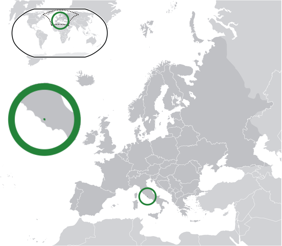 locatie Vaticaanstad