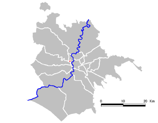 locatie Vaticaanstad binnen Rome