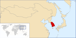 locatie Zuid-Korea